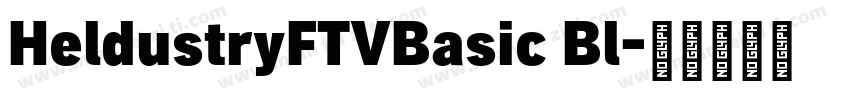 HeldustryFTVBasic Bl字体转换